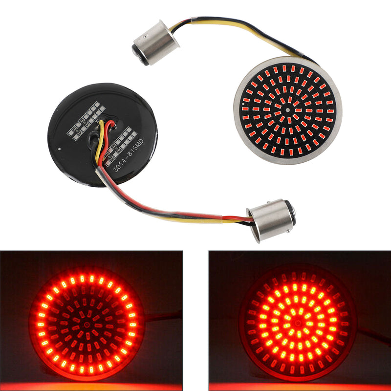 1157 LED Turn Signal Light Inserts Lamp Fit for Softail Touring Dyna Sportster Generic