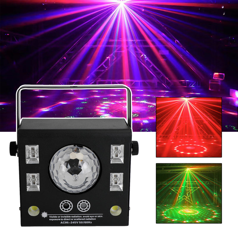 4 In 1 RGB Disco Party DJ Light LED Stage DMX Magic Ball Light Strobe Beam Light