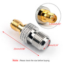 4PCS RP SMA Female To F-Type Female Jack Straight Coax RF Adapter Connector