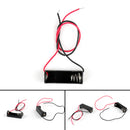 5Pcs 2-Wired 12V 23A MN21 MS21 Battery Case Box Holder Black With Cable