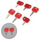 (6)For John Deere Heavy Equipment Ignition Excavator Loader Dozer Keys