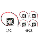 2 Pin Wire Brushless DC Cooling Blower Fan 12V 0.12A 2507 25x25x7mm