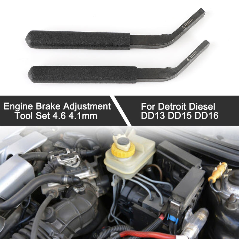 Engine Brake Adjustment Tool 4.6&4.1mm Kit For Detroit Diesel DD13 DD15 DD16 Generic