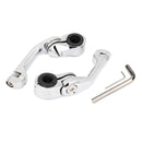 Universal 1.25'' 32mm Engine Crash Bar Highway Foot Peg Mount Clamp Bracket Generic