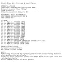 Clutch Kit Iron& Friction Plates fit for Yamaha TT500 SR400 SR400SP SR500 Generic