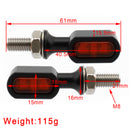 LED Rear Mini E Mark Turn Signal Indicator For Sportster Touring Dyna Softail Generic