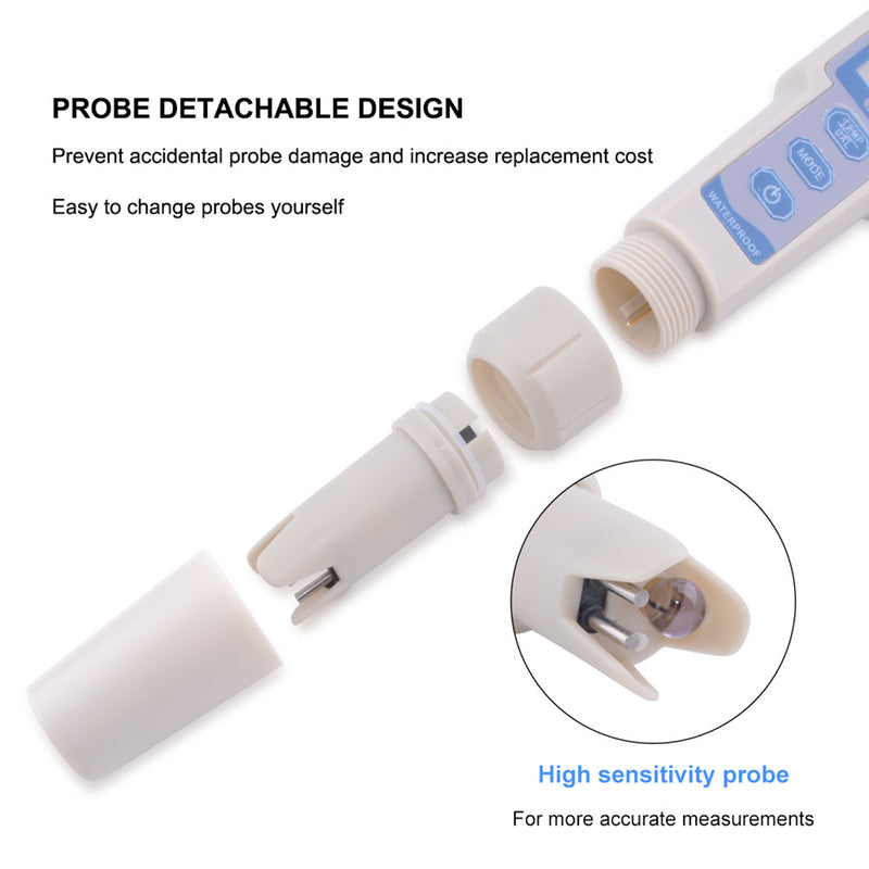 4In1 PH/TDS/EC/Temperature Meter Digital Water Quality Monitor Tester Test Tool