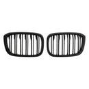 2PCS Kidney Grill Grille 51138469959 fit BMW G01 X3 G02 X4 2018-2021 Matt Black