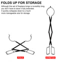 26 Inch Campfire Tongs Log Grabber Firewood Fire Pit Tool Camping Fireplace