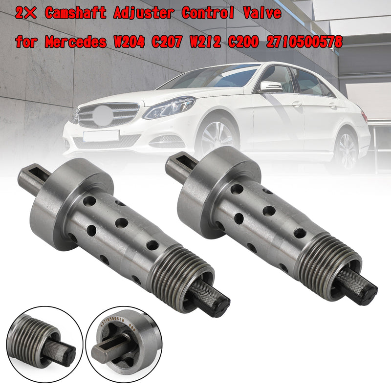 2 x Camshaft Adjuster Control Valve for Mercedes W204 C207 W212 C200 2710500578 Generic