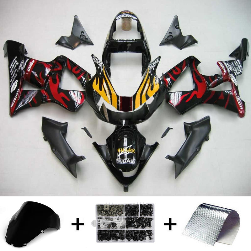 Honda CBR929RR 2000-2001 Fairing Kit Bodywork Plastic ABS