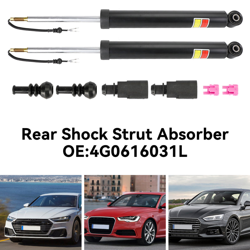Audi A6 C7 A7 Sportback 2011-2018 4G0616031L Pair Rear Shock Strut Absorber Fedex Express
