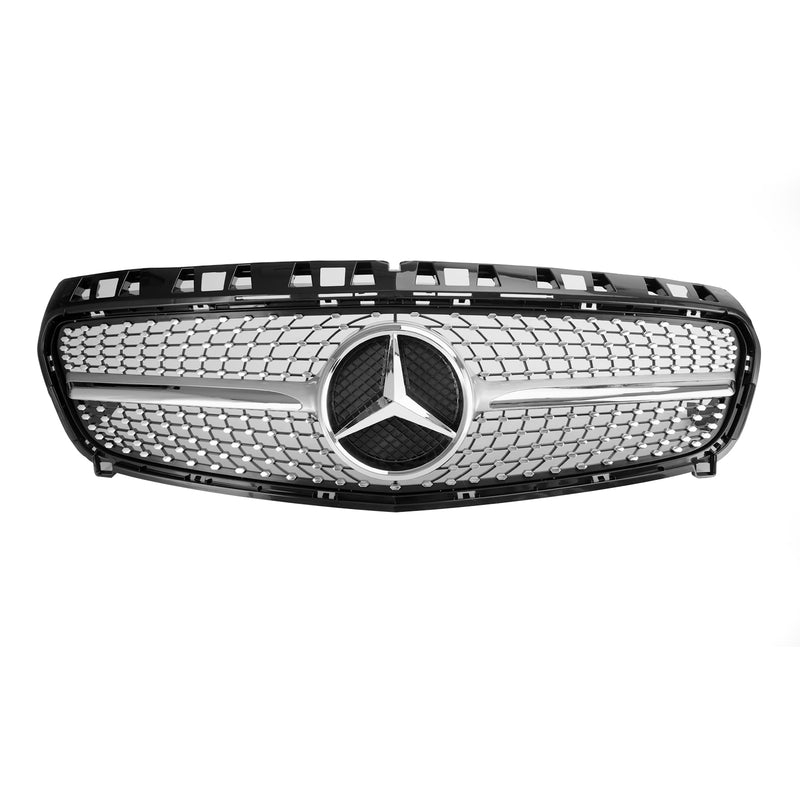 Mercedes Benz A CLASS W176 2013-2015 Front Bumper Grille Grill Black/Chrome