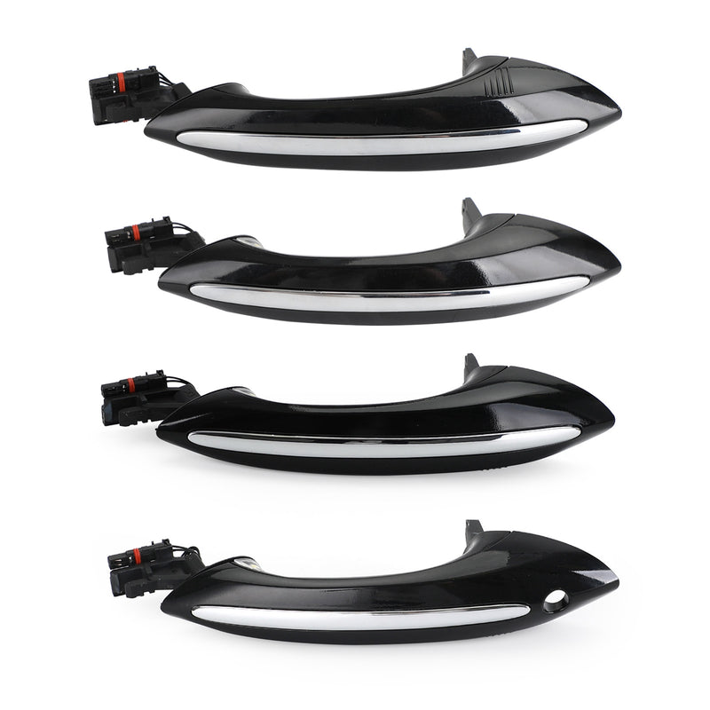 4pcs BMW F10 F01 F02 F06 F11 Black Exterior Door Handle 51217231931/32/33/34