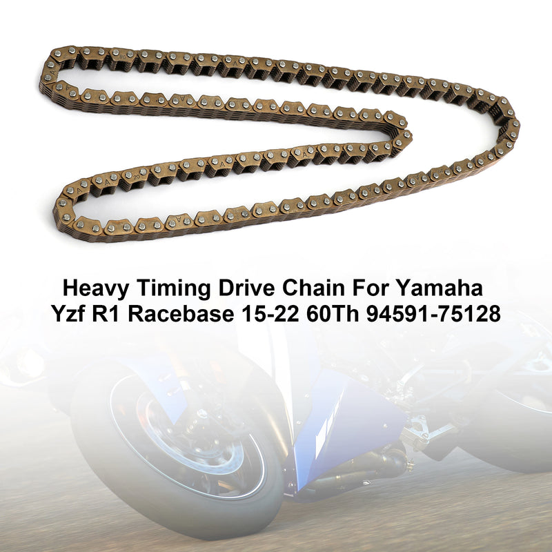 2015-2022 Yamaha Yzf R1 Racebase 60Th 94591-75128 Drive Chain Heavy Duty Chain