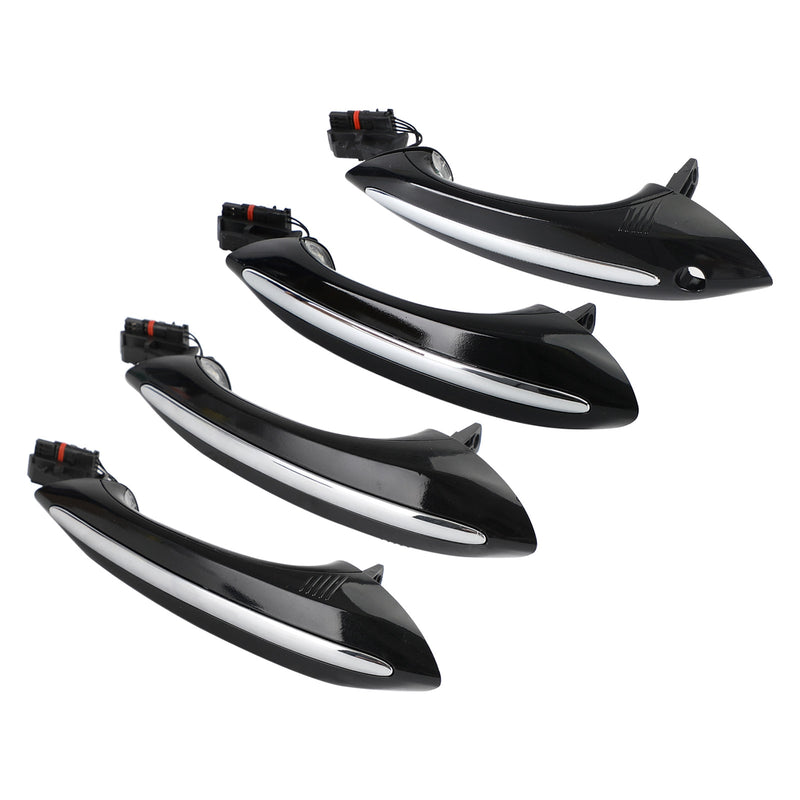 4pcs BMW F10 F01 F02 F06 F11 Black Exterior Door Handle 51217231931/32/33/34