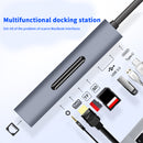 9 in 1 USB-C Docking Station 4K HD VGA PD100W for MacBook Type-C Laptops