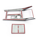 Carbon Fiber Console Gear Shift Box Panel Cover Trim For Ford Explorer 2020-2021 Generic