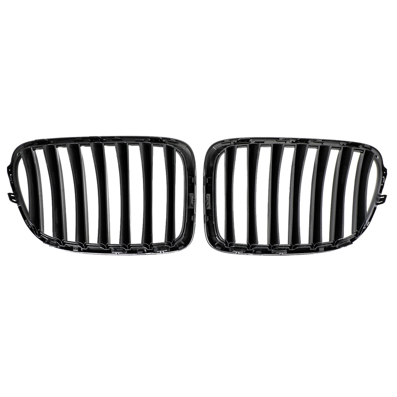 BMW X1 E84 2009-2014 SUV Gloss Black Front Hood Kidney Grill Grille