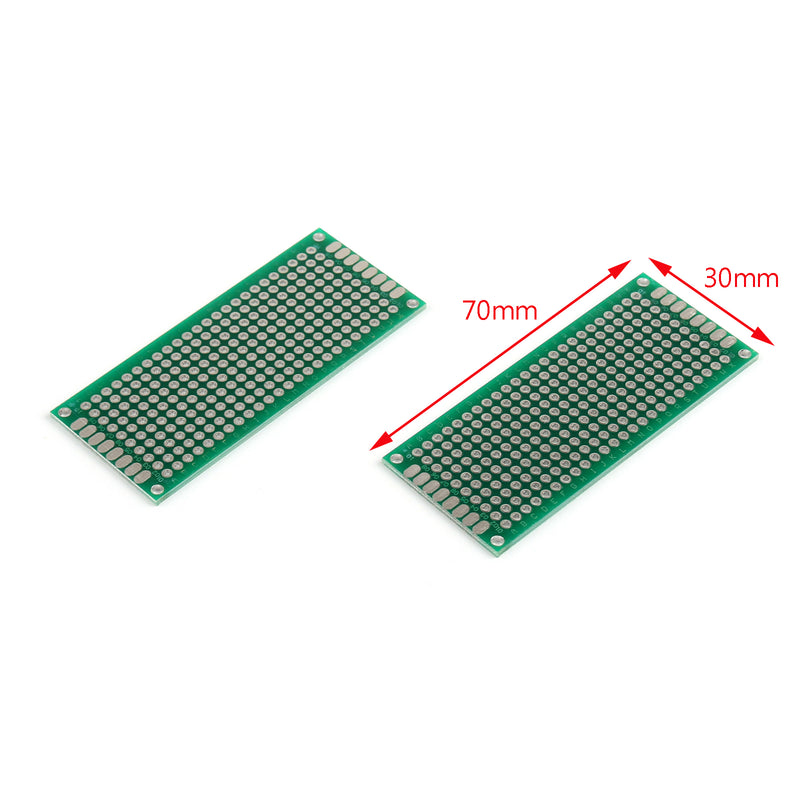 20Pcs Double Side 3x7cm Prototype PCB Board Universal Printed Circuit Board