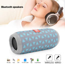 Bluetooth USB/TF/FM Radio Portable Speaker Wireless Outdoor Stereo Triangle Blue