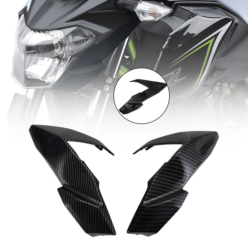 ABS Front Side Headlight Panel Cover Fairing Cowl For Kawasaki Z650 2017-2019 Generic