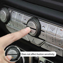 Center Console Button Decorative Cover Trim Kit For 18-19 Wrangler JL JLU Generic