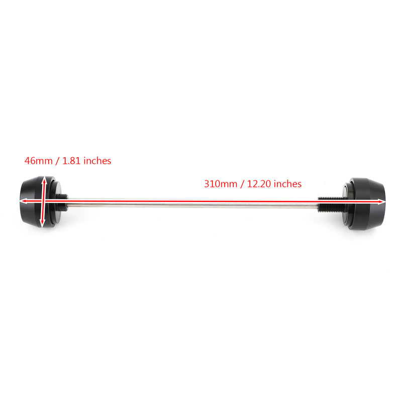 Areyourshop Front Axle Sliders Fork Protector Fit for Honda CB CBR 650R CB CBR 650F 14-2020 Generic