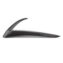 Carbon Fiber Front Fog Light Lamp Eyebrow Cover Trim For Tesla Model3 2017+ Generic