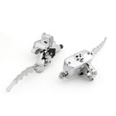 Skull 7/8'' 22mm Pair Motorcycle Hydraulic Brake Master Cylinder & Clutch Lever S Generic