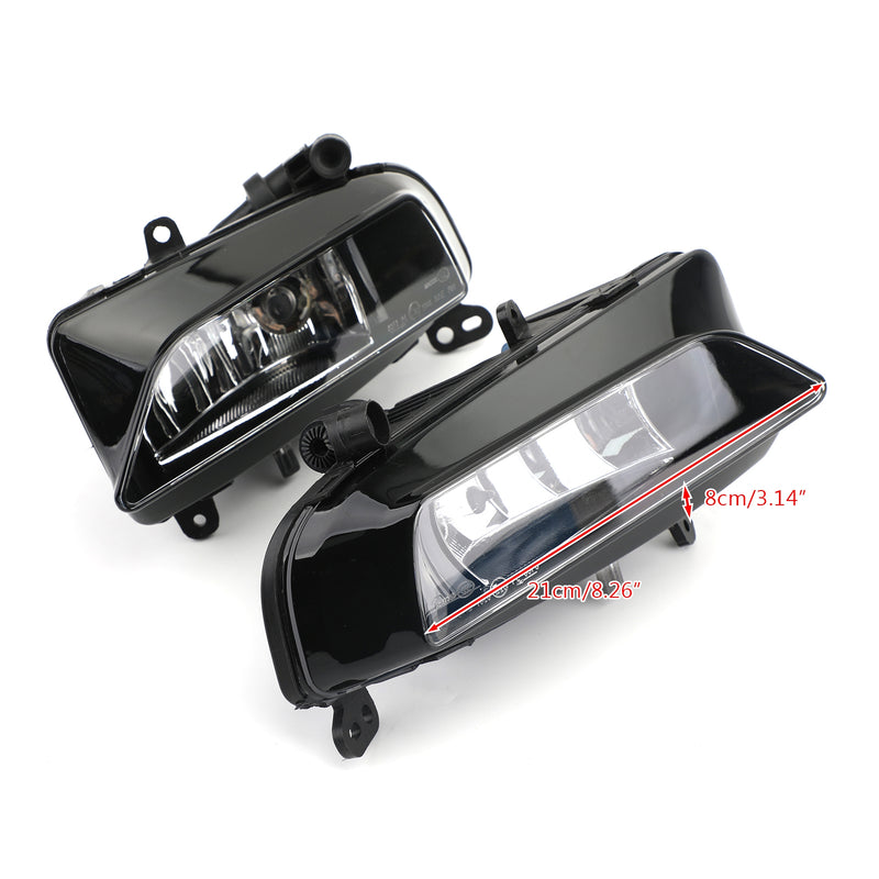 Pair Front Light Halogen Fog Lamp For AUDI S5 2013 2014 2015 2016 A5-S Line Generic