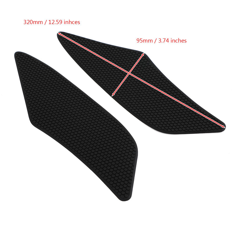 Tank Pads Traction Grips Protector Fit for Yamaha YZF-R6 2017 2018 2019 2020 Generic