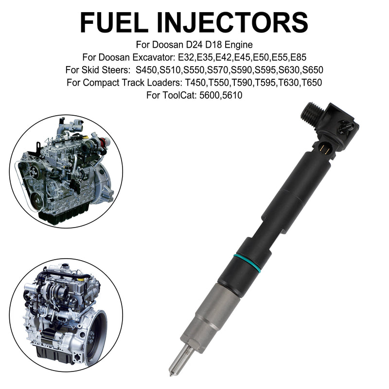 1PCS Fuel Injectors 400903-00074D fit Bobcat fit Doosan D24 D18 Engine 28337917 Fedex Express