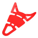 3D Rubber Motorcycle Tank Pad Protector Motorbike Spine Sticker "Cat ears" Look Generic