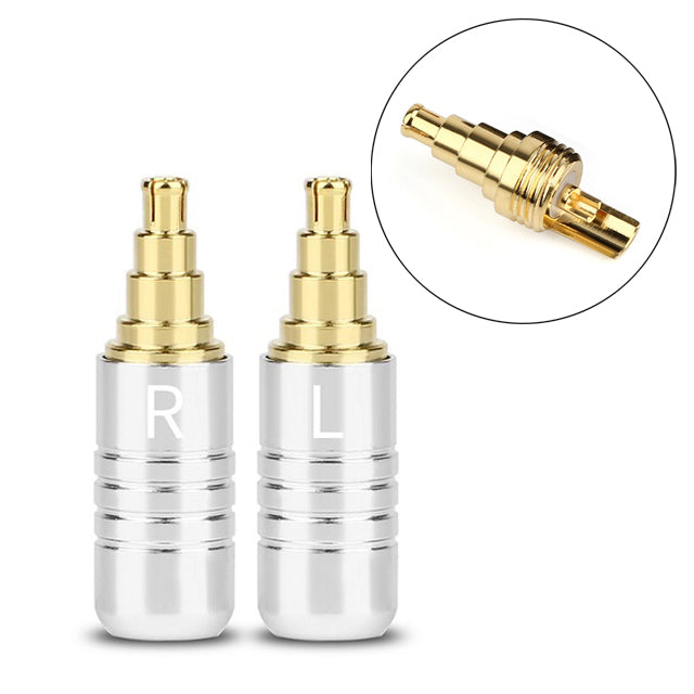 5PCS Beryllium Copper HiFi Earphone Plug Audio Connector For IE40 Pro Chrome