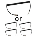 Microphone Coiled Replacement Cord Cable 4 Pin For Pr550Pr3100 Car Walkie Talkie