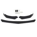 4PCS Universal Front Bumper Lip Body Kit Spoiler Fit GMC Honda Civic BMW Benz