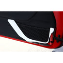 4pcs ABS Trunk Sundry Net String Bag Frame Trim For Renegade 2011+ 4Door Silver/Orange Generic