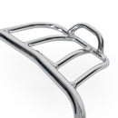 CHROME REAR LUGGAGE CARRY SUPPORT RACK W/ GRAB HANDLE FOR VESPA GTS GTV GTL GT Generic