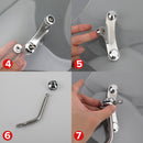 Universal ABS Plastic Motorcycle Windshield Windscreen with Mounting Kit Generic