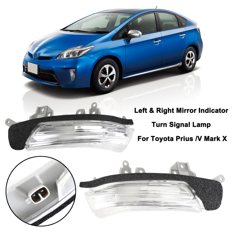 Toyota Prius /V Mark X Left & Right Mirror Indicator Turn Signal Lamp