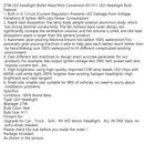 27W LED headlight Bullet Head Mini Conversion Kit H11 LED Headlight Bulb Generic