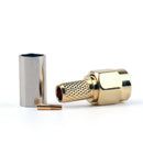 10Pcs Connector RP.SMA Male Jack Crimp RG58 RG142 LMR195 RG400 Cable Straight