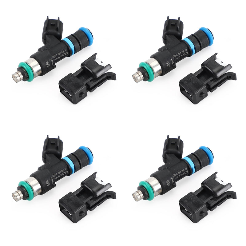 4PCS 52lb 550cc Fuel Injectors 0280158117 Fit EV14 A4 TT Golf Jetta Passat Generic