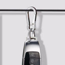 Chrome Metal Spring Steel Pull Chain keyring keychain key chain pendant Key Generic