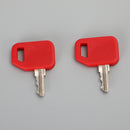 (6)For John Deere Heavy Equipment Ignition Excavator Loader Dozer Keys