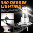 LED Headlight 6000K 2000W 300000LM Low Beam bulbs High Power Generic