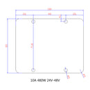 10A 480W Waterproof DC/DC Converter Power Supply Regulator 24V Step Up To 48V