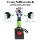 36VF Electric Cordless Impact Wrench Torque Drill Tool w/ 6000mAh Li-Ion Battery