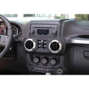 Air Condition Knob Cover For Wrangler JK 11-17 Compass Patriot 10-16 Black/Carbon Generic